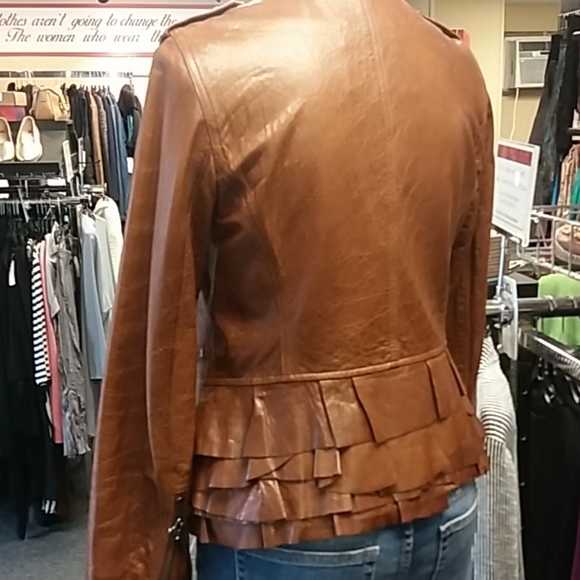 3.1 Phillip Lim leather jacket sz 8 - Picture 6 of 8